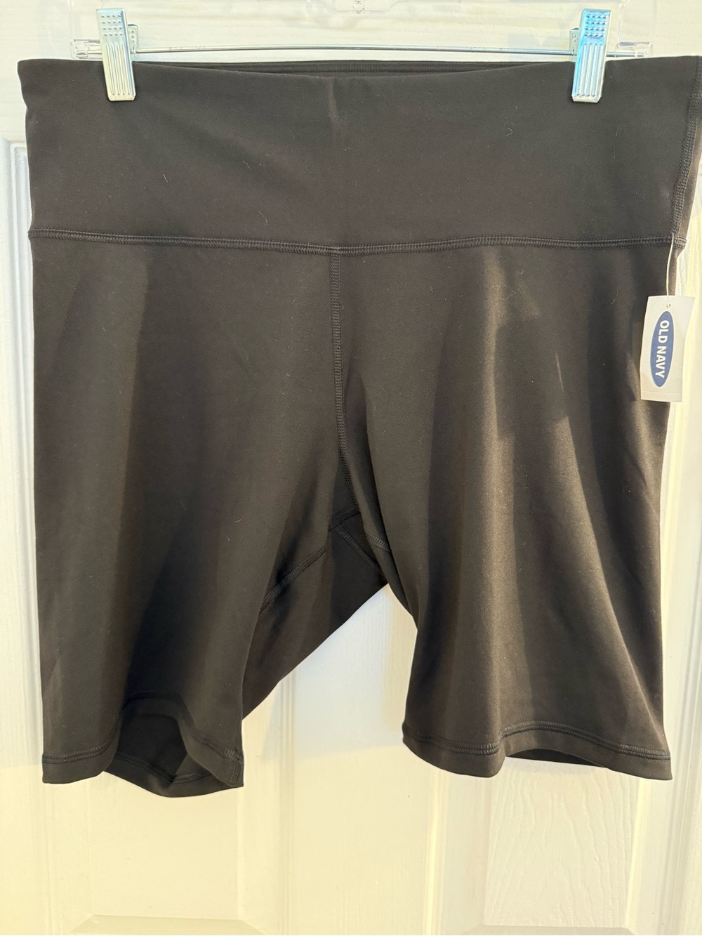 NWT Old Navy Black High-Rise Bike Shorts Size XL